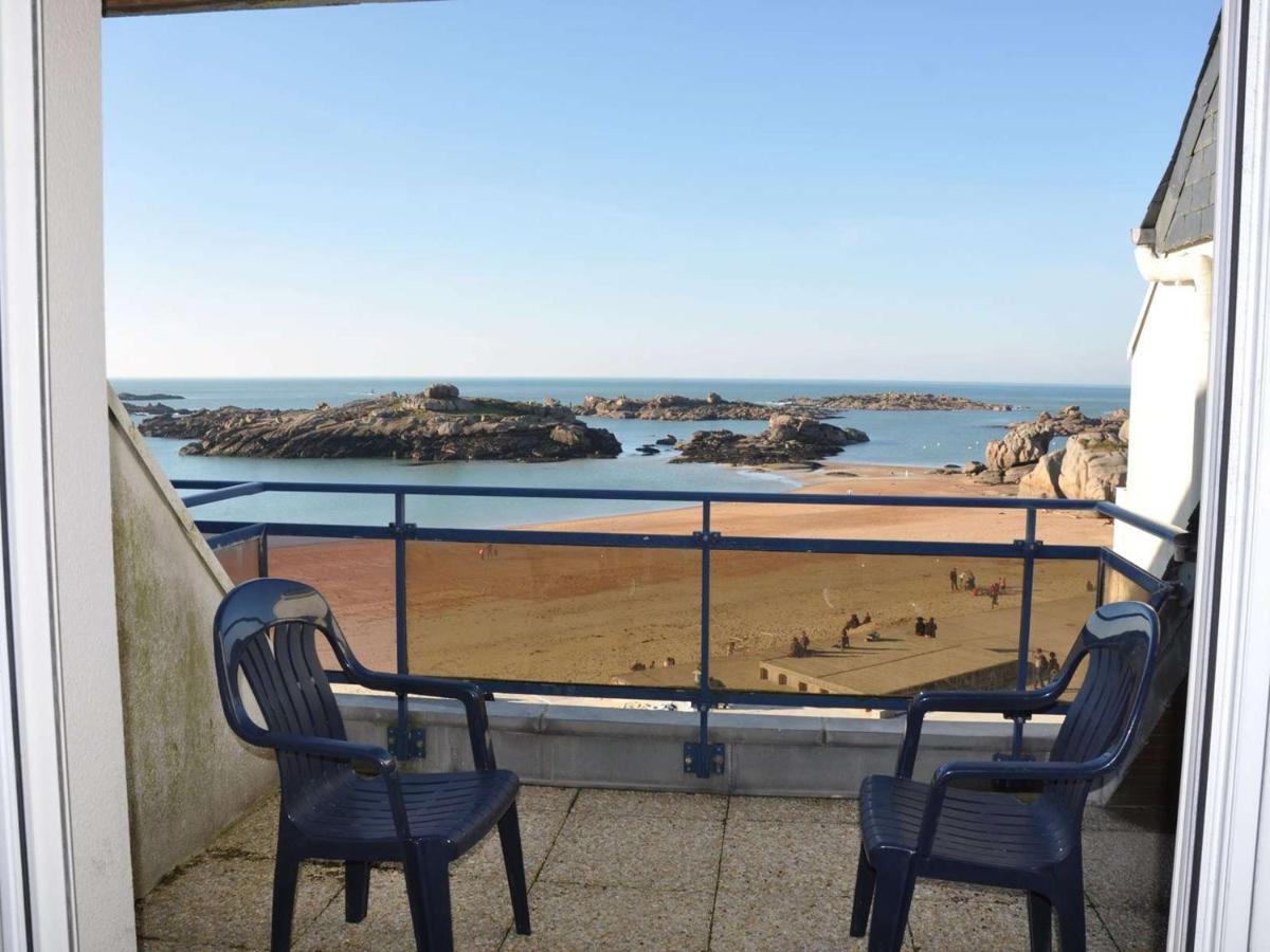 Appartement Terrasse Bord De Mer A Tregastel Avec Parking - Fr-1-368-19 Exterior foto